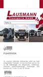 Mobile Screenshot of lausmann-transporte.de